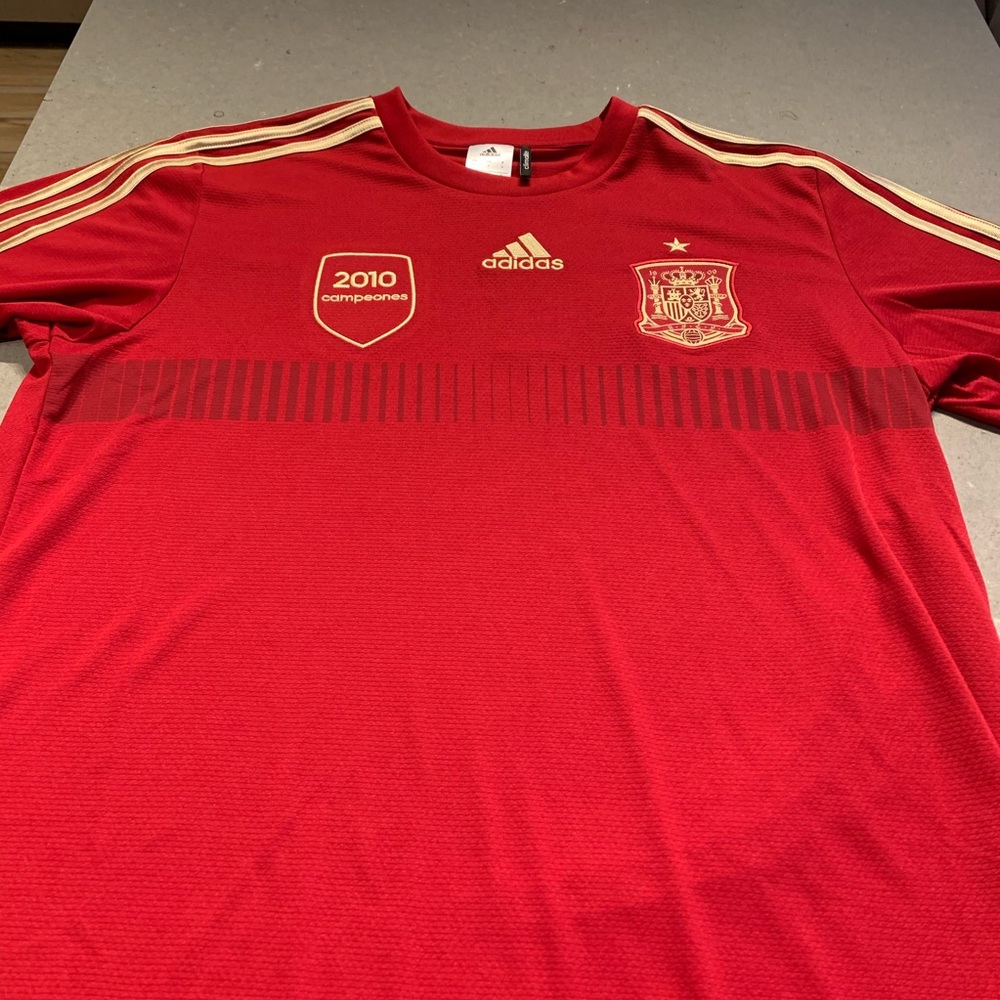 Adidas Official Spain National Team Jersey